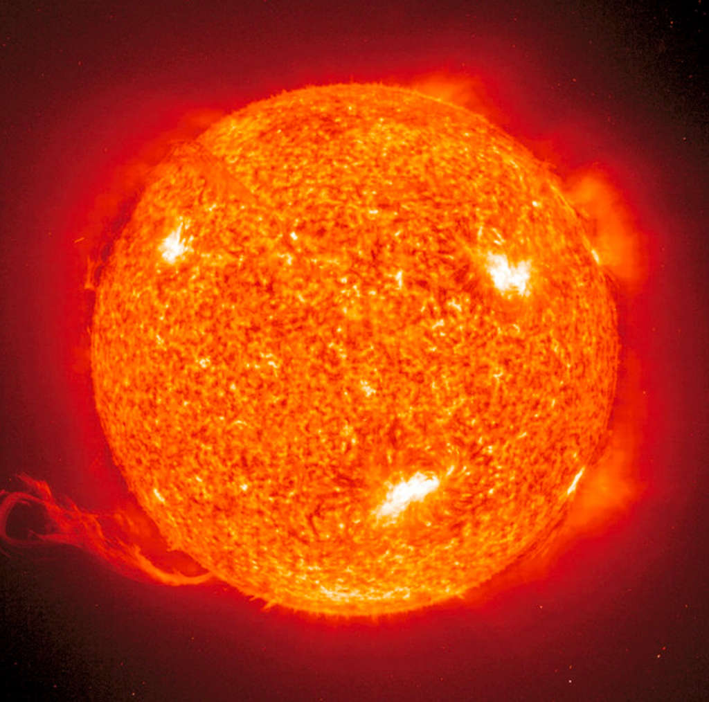 Blick auf die Sonne - TELESCOPIUM-Lilienthal