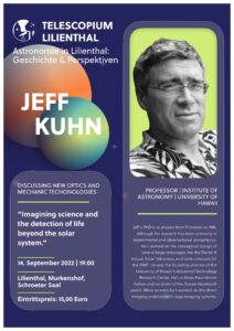 Vortrag Jeff Kuhn Telescopium Lilienthal